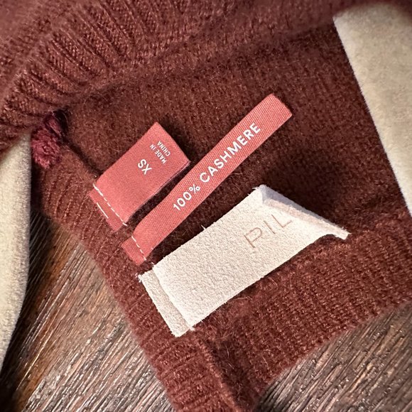 Red/Rust Cashmere Sweater, Pilcro - Picture 8 of 8